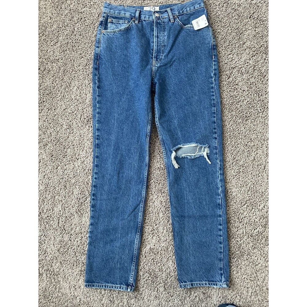 Free People We The Free The Lasso Jeans in Sapphire Blue Size 29 New MRSP $98
